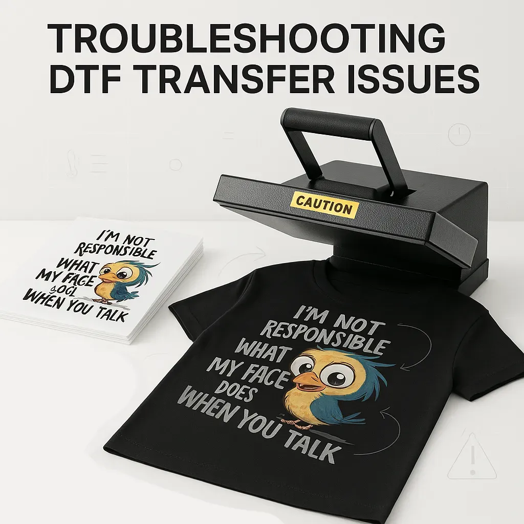 DTF transfer troubleshooting: Fix Peeling and Cracking